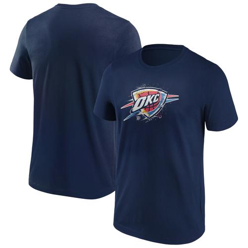 T-Shirt Graphique Éclaboussures De Marque Thunder Fanatics D'oklahoma City - Hommes