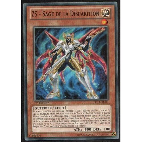 Zs - Sage De La Disparition Prio-Fr001 1ère Edition - Commune