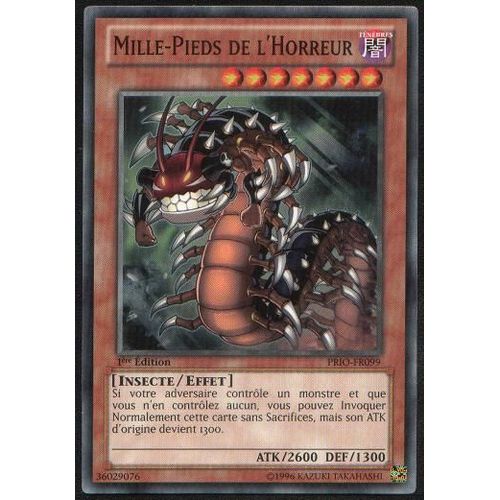 Mille-Pieds De L'horreur Prio-Fr099 1ère Edition - Commune