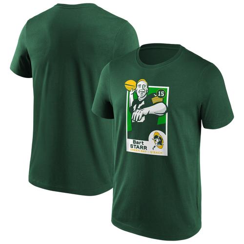 T-Shirt Graphique Emblématique Bart Starr De Green Bay Packers - Homme