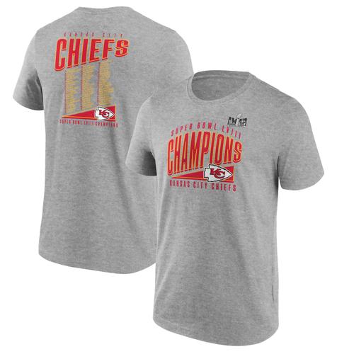 T-Shirt Kansas City Chiefs Super Bowl Champions Roster Best Teammates - Gris Sport - Homme