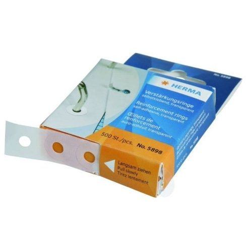 Herma Oeillet De Renforcement, En Plastique, Transparent