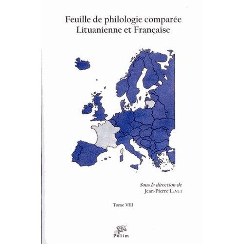Feuille De Philologie Comparée Lituanienne Et Française N° 8
