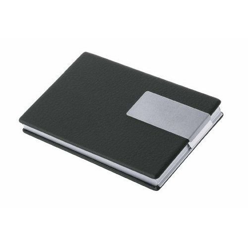 Wedo Visitenkartenbox Good Deal, Aluminium/Pvc (Schwarz)