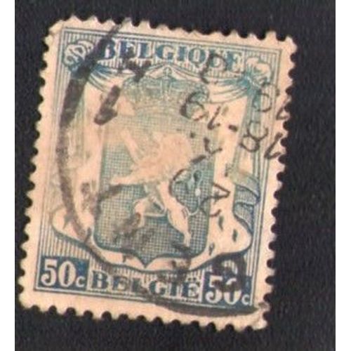 Belgique 1936 Oblitéré Rond Used Stamp Couronne Lion Armoiries
