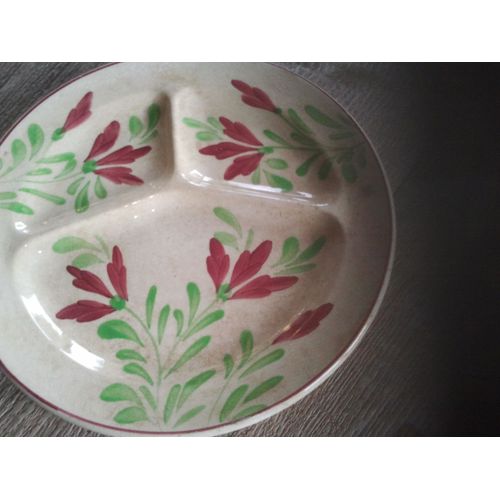 Plat Ancien - Faïence D'onnaing