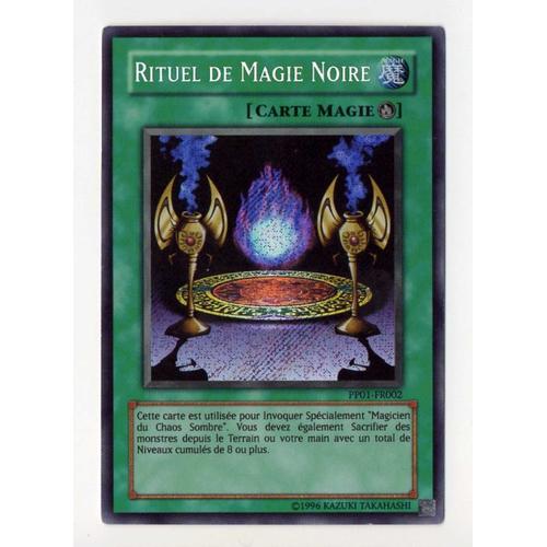 Carte Yu Gi Oh Rituel De Magie Noire Secret Rare Pp01 Fr002 Rakuten