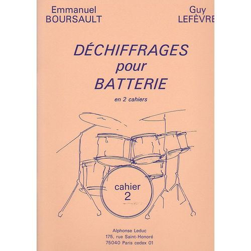 Déchiffrages Pour Batterie - Cahier 2