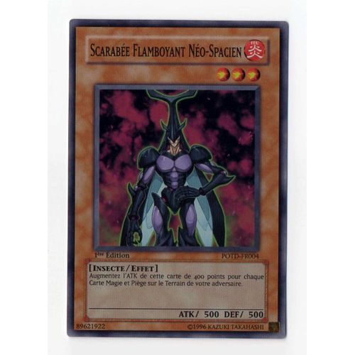 Scarabée Flamboyant Néo-Spacien - Yu-Gi-Oh! - Potd-Fr004 - Sr