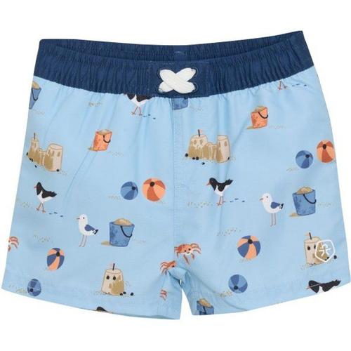 Color Kids Baby Beachshorts With Diaper Aop Boardshort Taille 86, Bleu