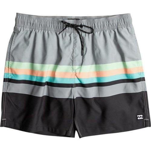 All Day Htr Stripes Layback Short De Bain Taille S, Gris