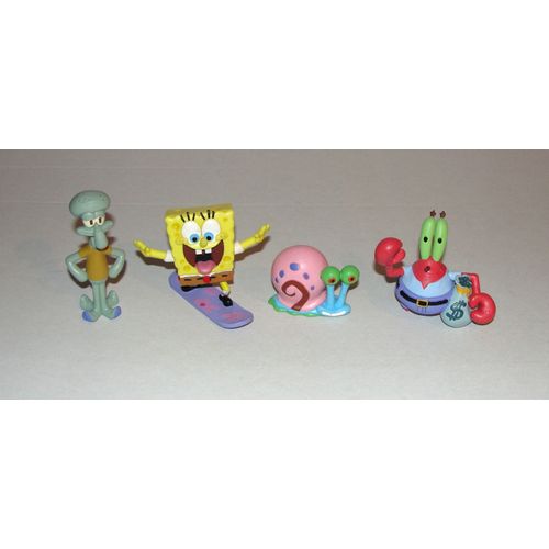 Bob L'eponge Lot De 4 Figurines Bullyland