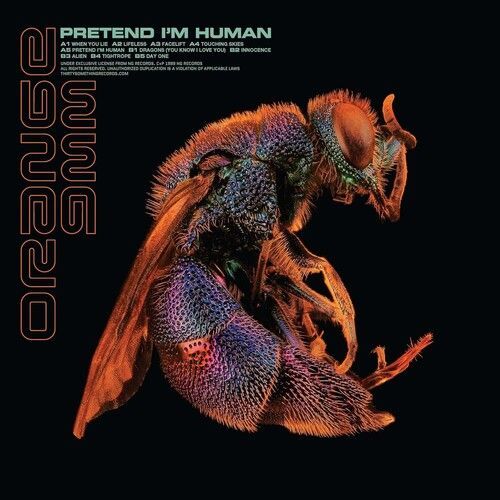Orange 9mm - Pretend I'm Human - 180gm Colored Vinyl W/ Etched B-Side [Vinyl Lp] Colored Vinyl, 180 Gram, Rmst, Etched Vinyl , Uk - Import