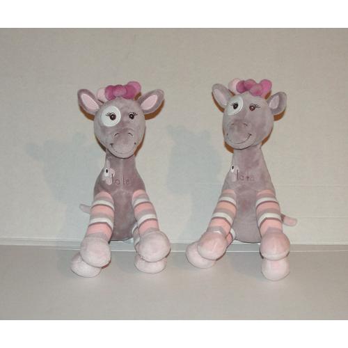 Arthur Et Lola Lot De 2 Peluches Girafes Bebisol