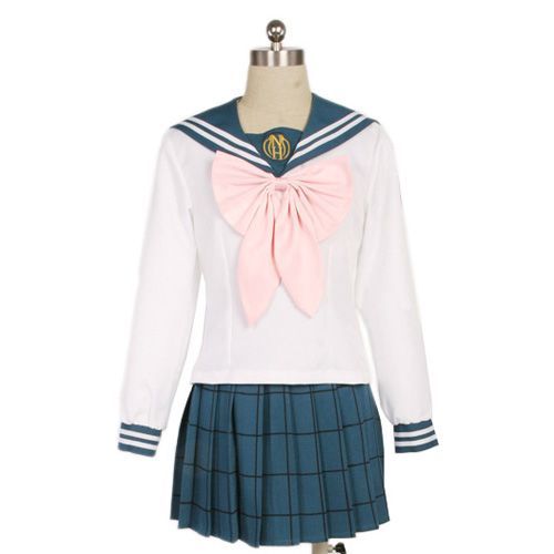 Costume Sailor Fuku Uniforme Marinière Maizono Sayaka Kawaii Idol Danganronpa The Animation Jeu Vidéo Survival Monokuma Makoto Salon Japon Japan Black Sugar Déguisements Cosplay Anime Manga Paris