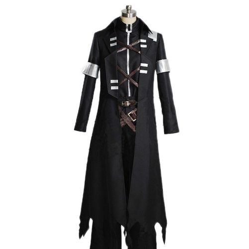 Costume Cosplay Déguisement Complet Harnais Ceinture Pantalon Haut Manteau Brassard Gants Hampnie Hambart Kami-Sama No Inai Nichiyoubi Anime Série Animée Japonaise Convention Soirée Sortie Black Sugar