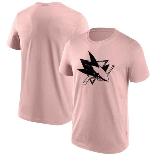 T-Shirt À Logo Couleur Mode De Marque San Jose Sharks Fanatics - Rose - Homme