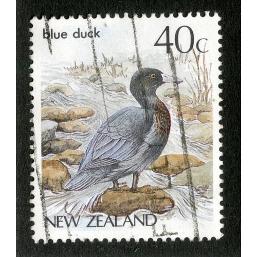 Timbre New Zealand, Blue Duck, 40c