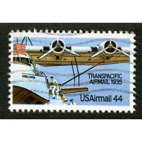 Timbre Oblitéré Usairmail , Transpacific Airmail 1935, 44
