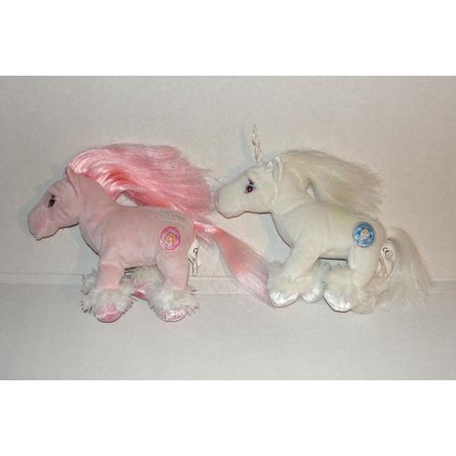 Licorne Rose La Belle Au Bois Dormant Et Licorne Blanche Cendrillon Disney Nicotoy