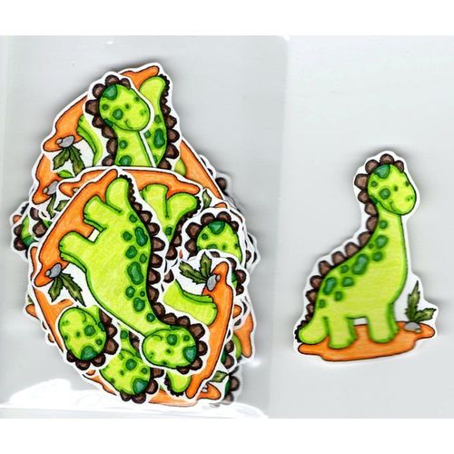 Lot De 50 Punchs Dinosaure