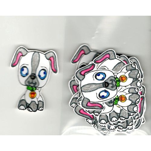 Lot De 50 Punchs Chien (Pet Shop)