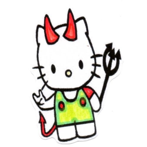 Lot De 50 Punchs Hello Kitty Diable