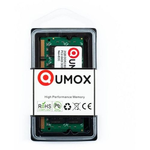 QUMOX 2Go 2GB DDR2 800MHz PC2-6300 PC2-6400 DDR2 800 (200 PIN) SODIMM mémoire pour ordinateur portable