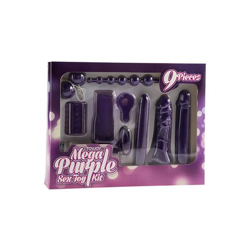 Coffret Sex Toys Mega Violet - 9 Piéces