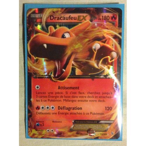 Carte Pokemon Dracaufeu Ex 180 Pv - 11/106 Xy Etincelles Vf