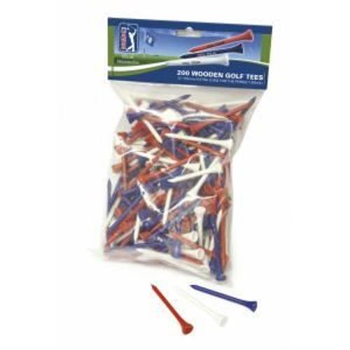 Pga Tour 200 Tees De Golf En Bois 7 Cm