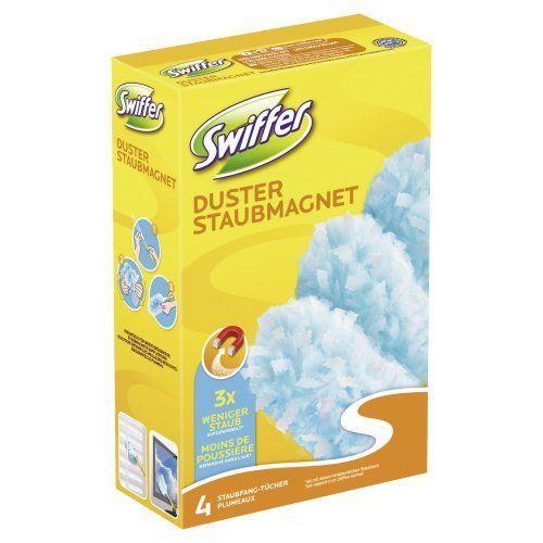 Une boîte Swiffer de 4 plumeaux