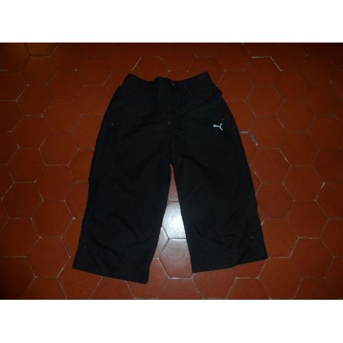 Short Popeline Polyester Noir Puma