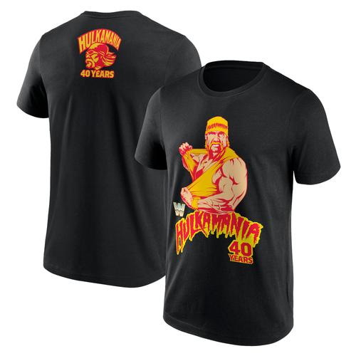 T-Shirt Wwe Hulk Hogan 40 Years Ripping Shirt - Noir - Homme