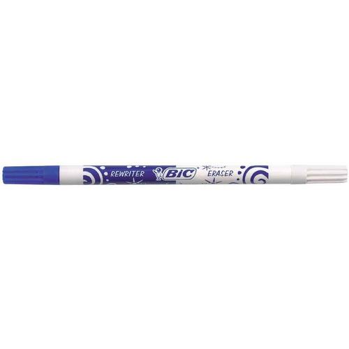 Bic Lot De 3 Effaceurs D'encre Ré-Écriture Immédiate 2 Pointes Bleu