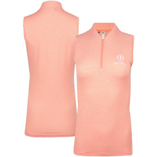 Polo Sans Manches Adidas The Open 151st Royal Liverpool - Orange - Femme