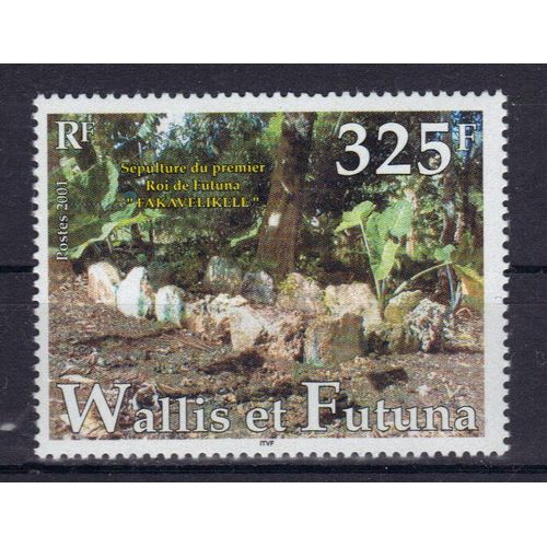 Wallis Et Futuna 2001 : Sépulture Du Premier Roi De Futuna "Fakavelikele" - Timbre 325 F. Multicolore Neuf ** Cote 8,60 ¿
