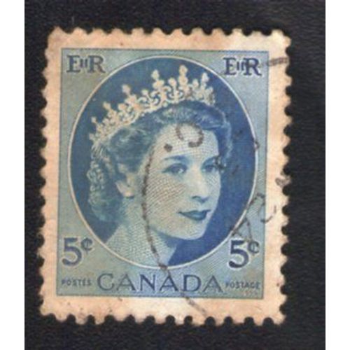 Canada 1962 Oblitéré Rond Used Stamp Queen Reine Elizabeth Ii 5 Cents