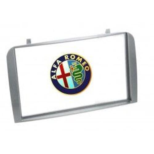 Façade Cadre support de radio 2 DIN Alfa 147 frame gris