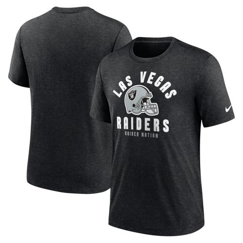 Las Vegas Raiders Nike Triblend Casque T-Shirt - Hommes
