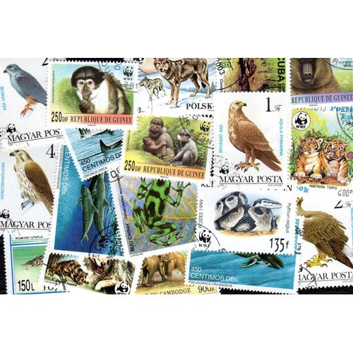 Animaux Wwf 25 Timbres Differents