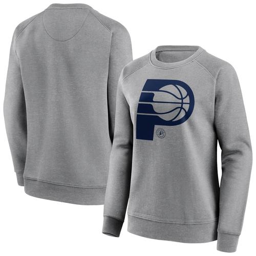 Indiana Pacers Fanatics Branded Iconic Mono Logo Graphic Crew Sweatshirt - Sports Gris - Femme