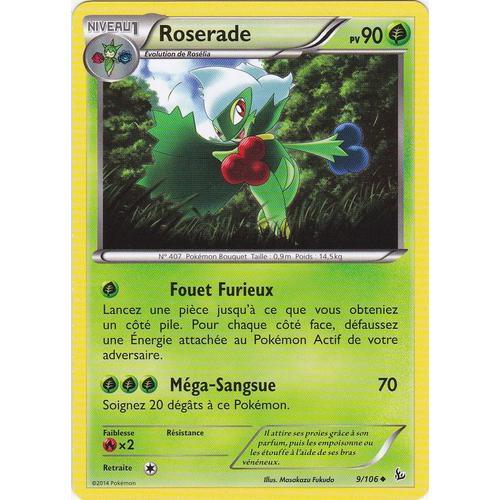 Carte Pokemon - 9/106 Roserade - Xy Etincelles
