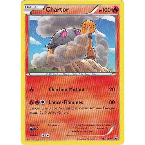 Carte Pokemon - 16/106 Chartor - Xy Etincelles