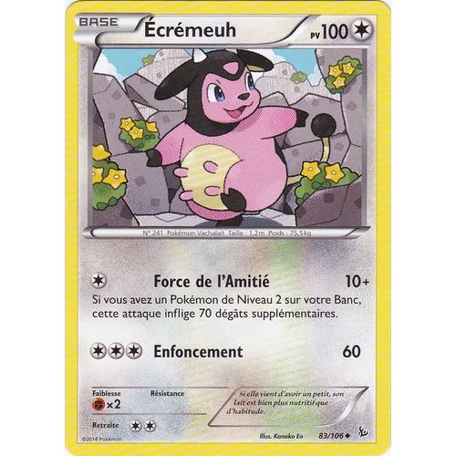 Carte Pokemon - 83/106 Écrémeuh - Xy Etincelles