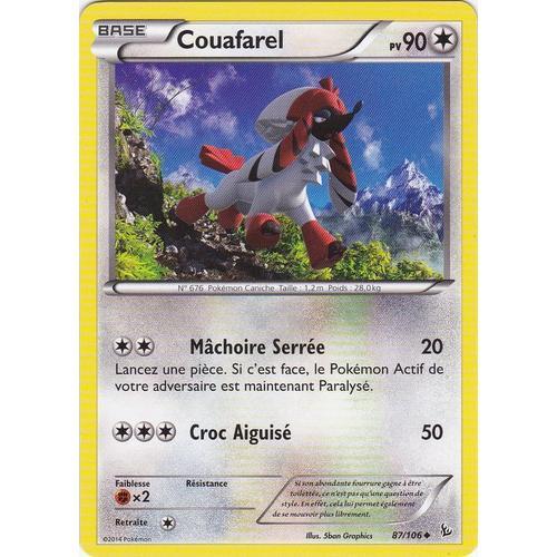Carte Pokemon - 87/106 Couafarel - Xy Etincelles