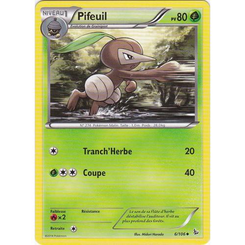Carte Pokemon - 6/106 Pifeuil - Xy Etincelles