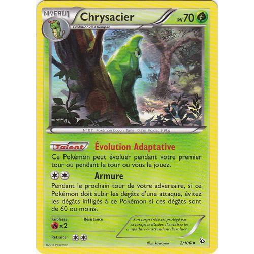 Carte Pokemon - 2/106 Chrysacier - Xy Etincelles