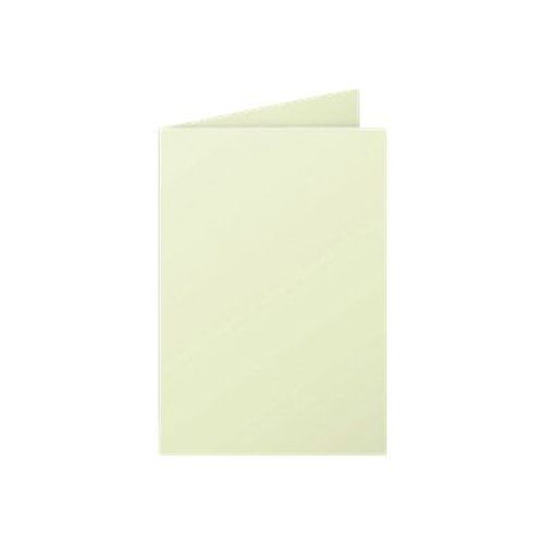 Clairefontaine Pollen C6 - Cartes à demi-pli prépliées - vert bourgeon - 110 x 155 mm - 210 g/m² - 25 feuille(s)