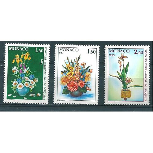 Monaco N° 1349 À 1351